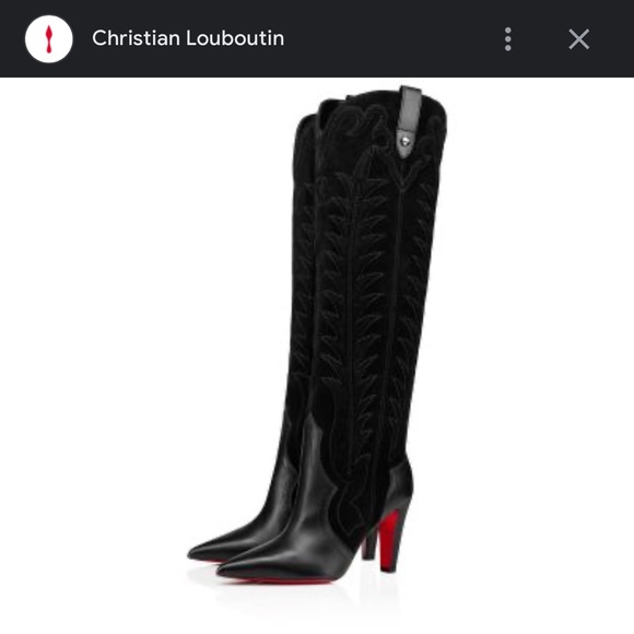 DISO CHRISTIAN LOUBOUTIN SANTINA BOTTA - Picture 1 of 1